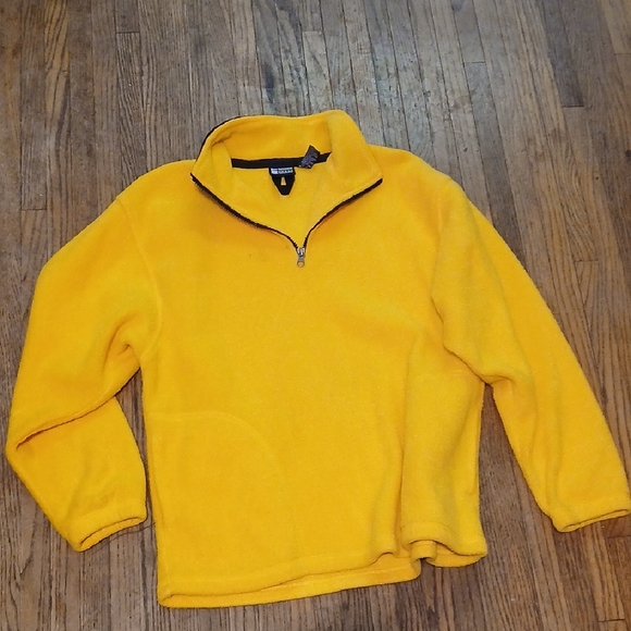 outdoor urban terrain Other - Outdoor Urban Terrain Men's School Bus Yellow 1/4 Zip Fleece Sweater Medium